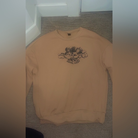 Tan Cortten Angel Baby Sweater- Used but looks new. - Picture 3 of 5